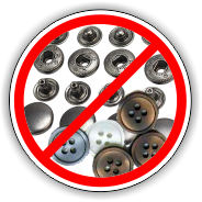 supertube dolphin beach no metal studs buttons Metal Studs / Buttons
